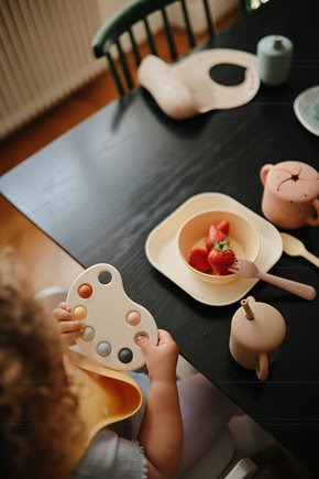 Mushie Zabawka sensoryczna Paleta kolorów Pop It