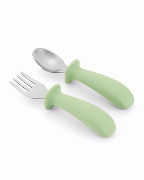 Skip Hop Sztućce dla Dzieci Widelec i Łyżeczka Green Besties Squa