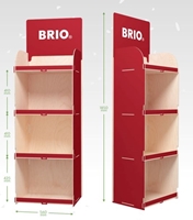 BRIO Ekspozytor Display Sklejka