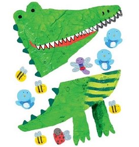 Wallies Naklejki Miarka Wzrostu Krokodyl