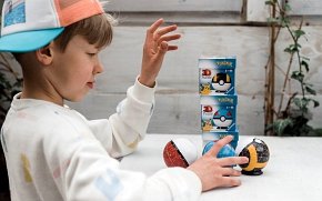 Ravensburger Puzzle 3D Kula Pokemon 54 el. Niebieska