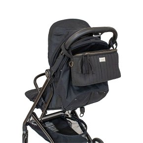 3 Sprouts Organizer Do Wózka Quilted Solid Black