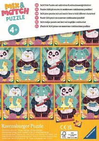 Ravensburger Mix&Match Puzzle Zwierzaczki