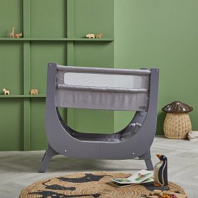 Shnuggle Łóżeczko Dostawne Air Lite Bedside Crib Grey