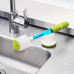 OXO Szczotka do Butelek z Dozownikiem Płyn