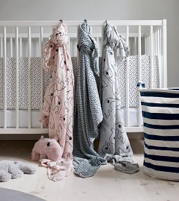 Done by Deer Dots Otulacz 2 szt Blue