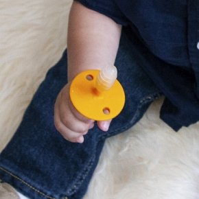 ZoLi Chubby Gummy Gryzak Green Orange 2 sz