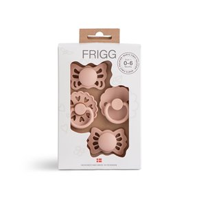 FRIGG Zestaw startowy: 4 smoczki uspokajające Floral Heart - Blus