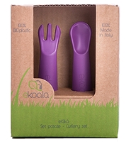 eKoala Sztućce 2szt. Purple BIOplastik