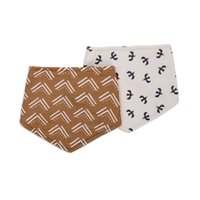 Lulujo Boho Śliniak Bandana 2 szt. Black Birds