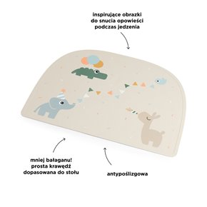 Done by Deer Silikonowa Podkładka na Stół Celebration Sand