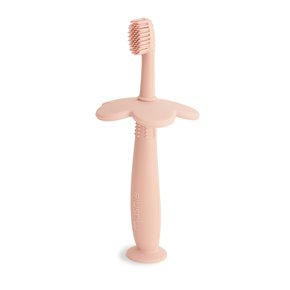 Mushie Szczoteczka do Zębów dla Niemowląt Flower Blush