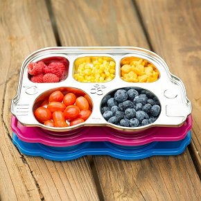 Innobaby Talerz Stalowy z Przykrywką Orang