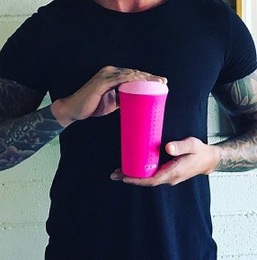 GoSili Kubek Podróżny Silikonowy Hot Pink