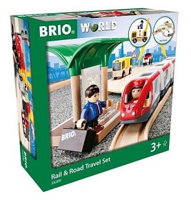 BRIO World Zestaw Drogowo-kolejowy