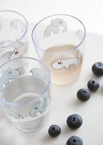 Done by Deer Yummy Kubek Mini Glass Blue