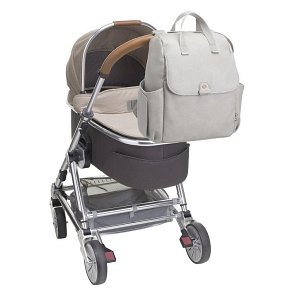 Babymel Torba Plecak Robyn Grey Eko Skóra