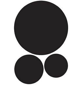 Wallies Naklejki Tablica Kredowa Kółka