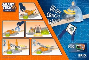 BRIO Smart Tech Zabawka Przejazd Kolejowy Uwaga Niebezpieczeństwo