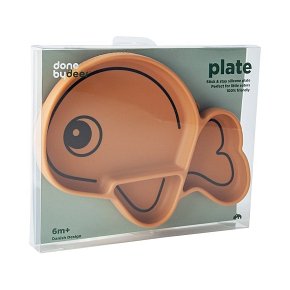 Done by Deer Talerzyk z Przyssawką Wieloryb Wally Mustard