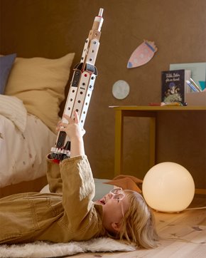 BRIO Builder Zestaw Konstrukcyjny Rakieta Kosmiczna Apollo Satur