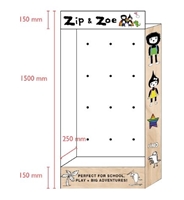 POS Zip & Zoe Ekspozytor Display Tekturowy