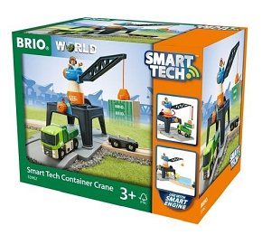 BRIO World Smart Tech Dźwig Kontenerowy