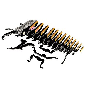 Eugy Układanka  Eko 3D Chrząszcz Jeleń