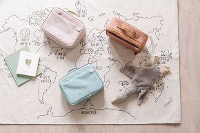 3 Sprouts Lunch Bag - Torba na lunch - Recycled Terrazzo Green