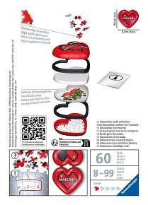 Ravensburger Puzzle 3D Serce Minecraft 54 el.