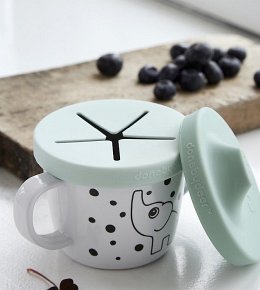 Done by Deer Kubek z Nakładkami Grey