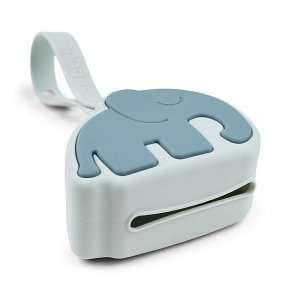 Done by Deer Etui na Smoczek Słonik Elphee Blue