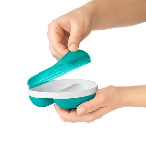 OXO Miska Dzielona z Przykrywką Teal