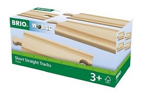 BRIO World Tory Krótkie Proste Zestaw 4szt