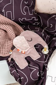 Done by Deer Zawieszka do Smoczka Słoń Elphee Powder