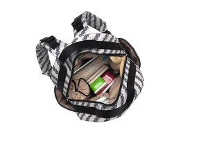 Babymel Eco Plecak do Wózka Lola Mono Stone