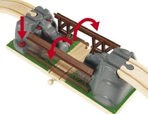 BRIO World Wiadukt Kolejowy z Zapadnią