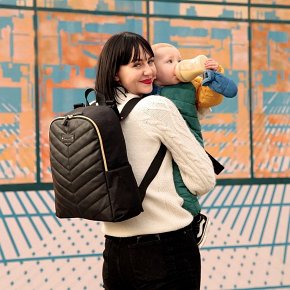 Babymel Plecak z Ekoskóry Gabby Black