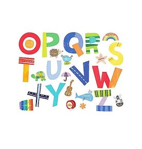 Wallies Naklejki Zabawny Alfabet