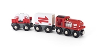 BRIO World Pociąg Towarowy z Wagonami