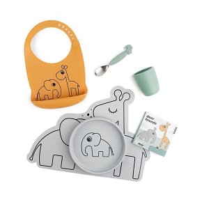 Done by Deer Zestaw Prezentowy Obiadowy Dinner Time Colour Mix