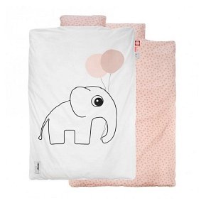 Done by Deer Dots Pościel Dziecięca Różowa