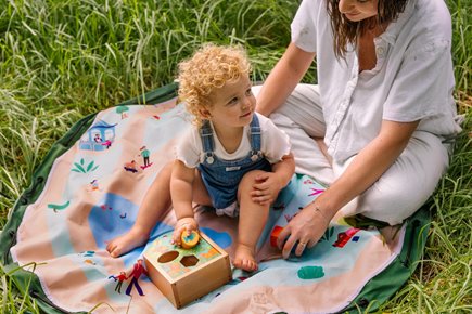 Play&Go NOOMAD OUTDOOR Worek na Zabawki i Mata do Zabawy 2w1 Parc