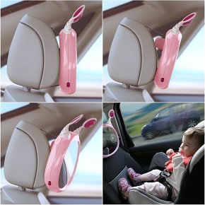 Benbat Lusterko aktywne do samochodu Oly Pink