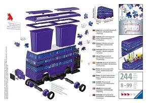 Ravensburger Puzzle 3D Błędny Rycerz Harry Potter 216 el.