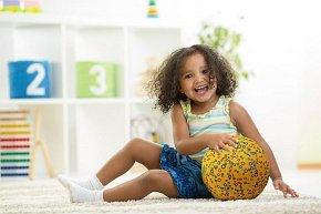 BubaBloon Piłka Balonowa Circles Yellow