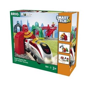 BRIO Smart Tech Zestaw Pociąg z Tunelami
