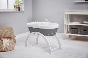 Shnuggle Stojak 2w1 do Kosza Mojżesza Curve White