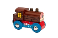 BRIO Drewniana Lokomotywa Pirat