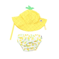 Zoocchini Pieluszka Kąpielowa z Czapką Ananas M